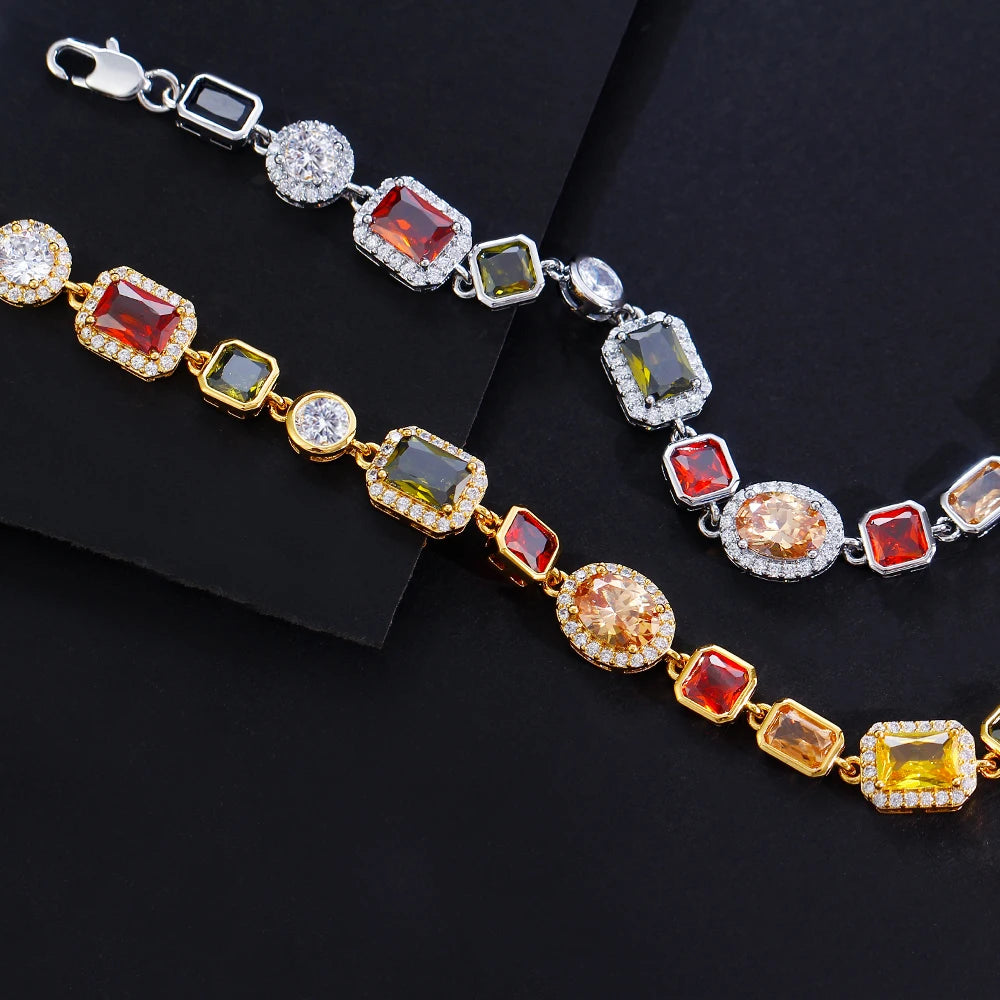 Crimson Circuit Bracelet