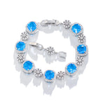 Square Cubic Zirconia Bracelet