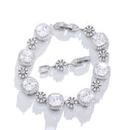 Square Cubic Zirconia Bracelet