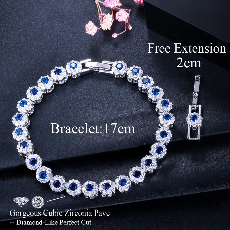 Flower Crystal Bracelet