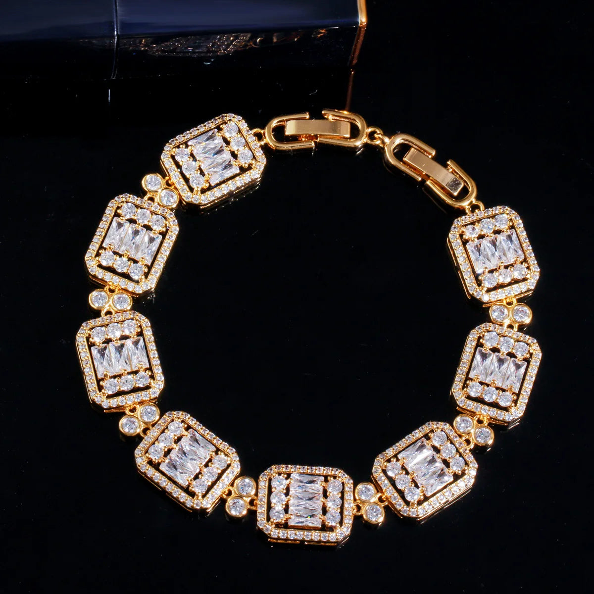 Chrome Brick Bracelet