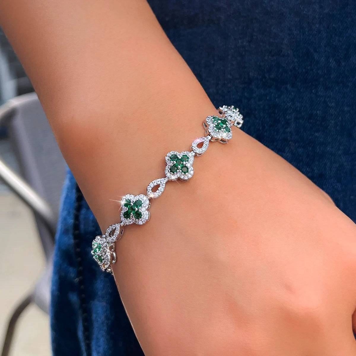 Rosette Clover Bracelet