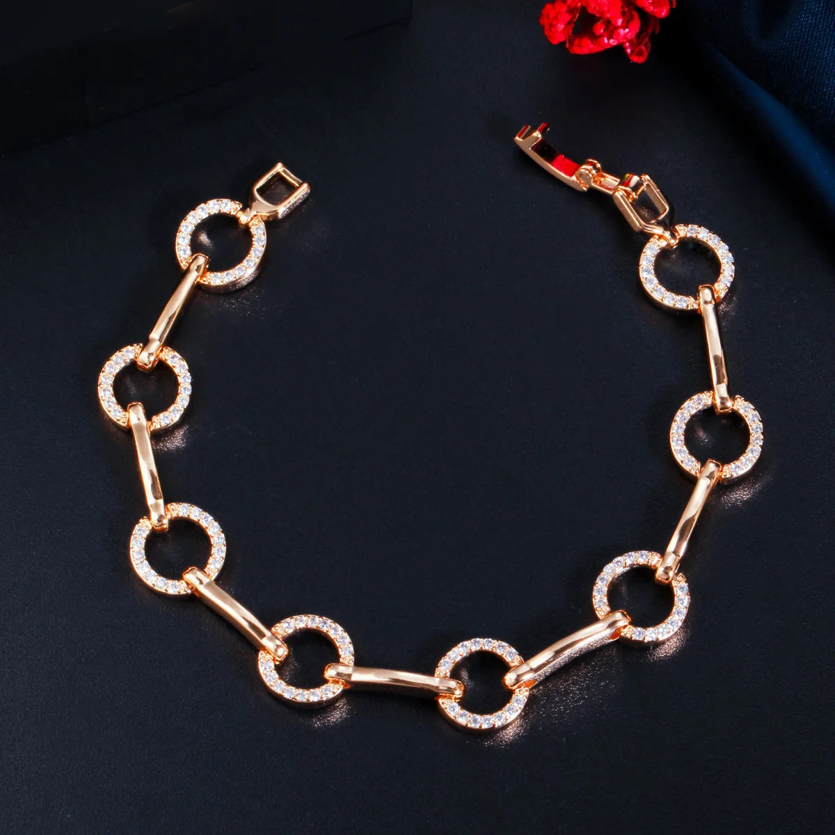 Micro Paveclip Bracelet