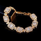 Chrome Brick Bracelet