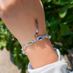 Split Eye Multi Bracelet