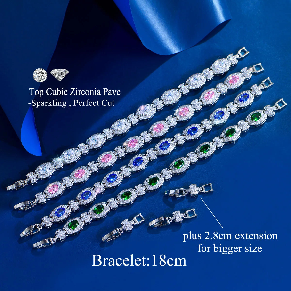 Lucky Oval Cut Bracelet