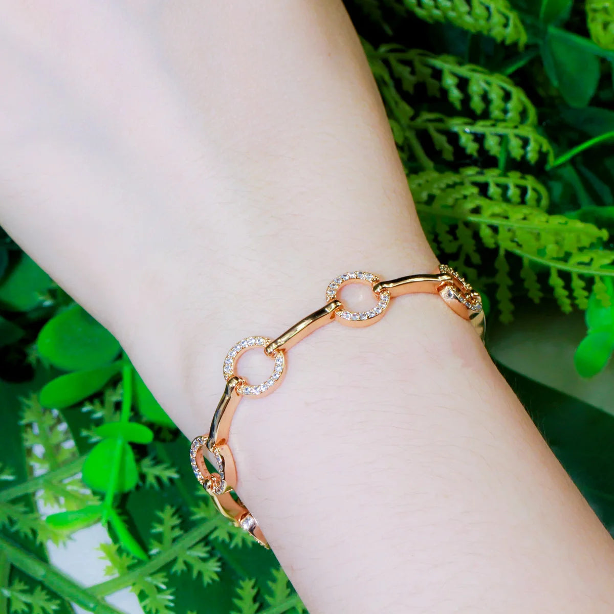 Micro Paveclip Bracelet