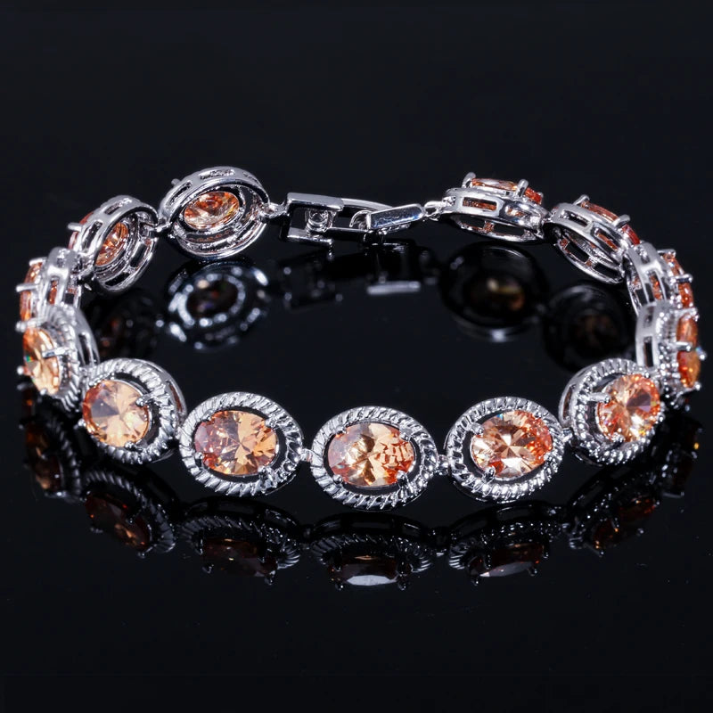 Halo Blossom Drop Bracelet