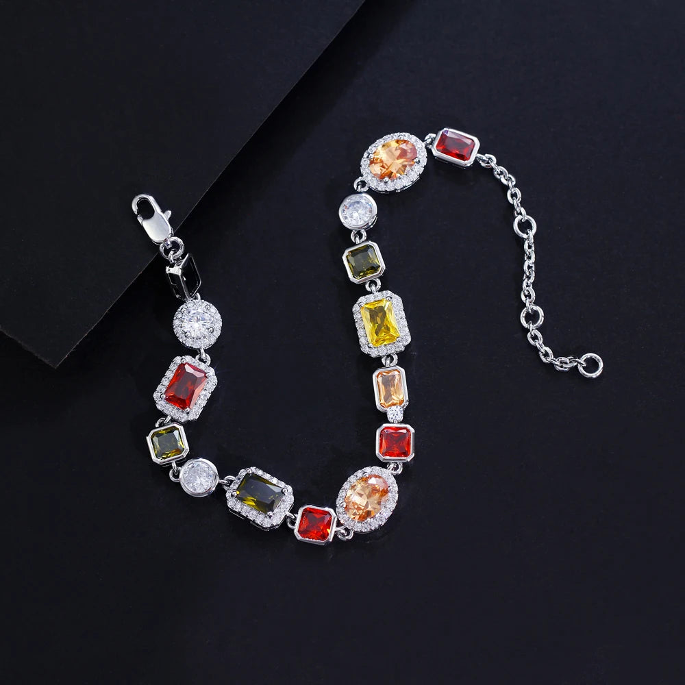 Crimson Circuit Bracelet