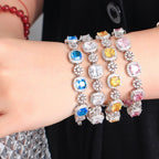 Square Cubic Zirconia Bracelet