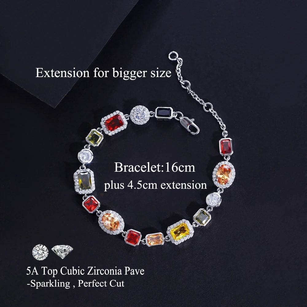 Crimson Circuit Bracelet