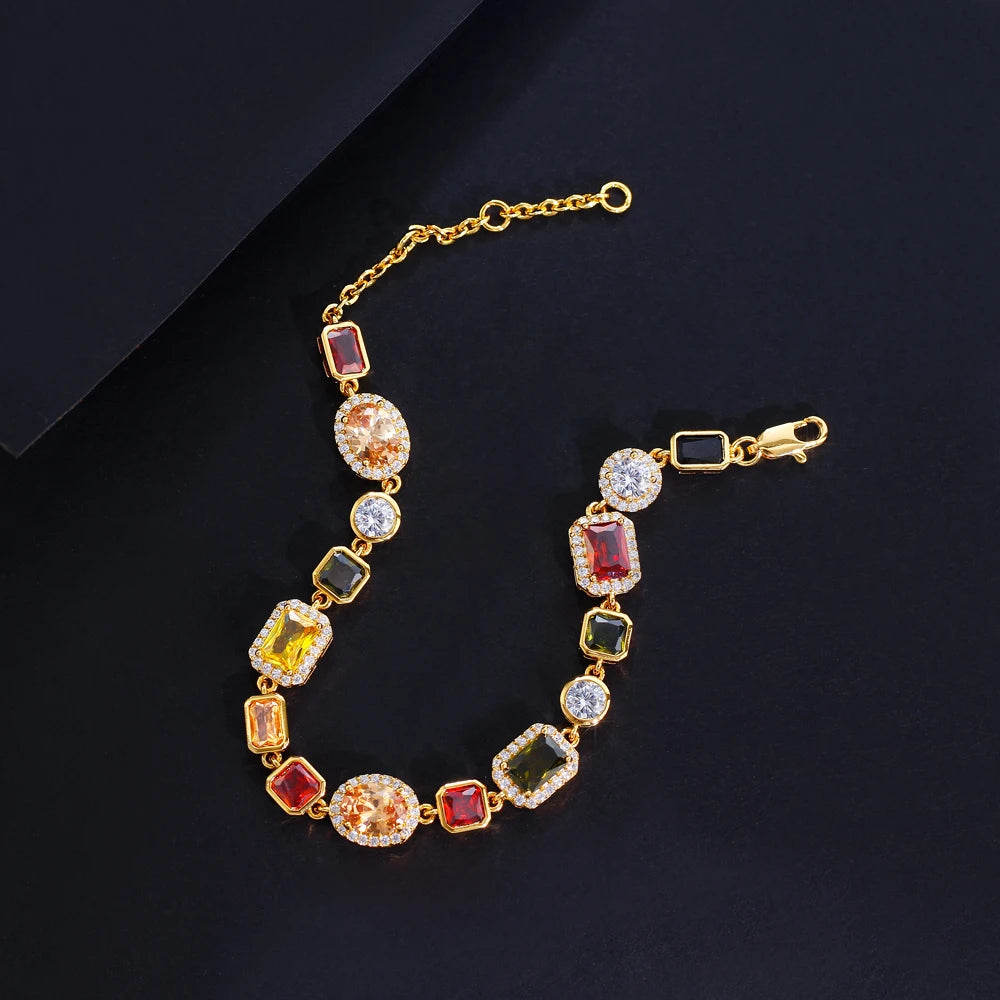 Crimson Circuit Bracelet