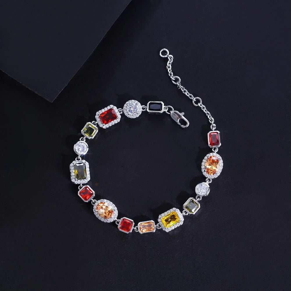 Crimson Circuit Bracelet