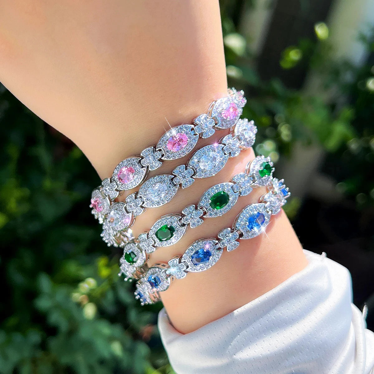 Lucky Oval Cut Bracelet