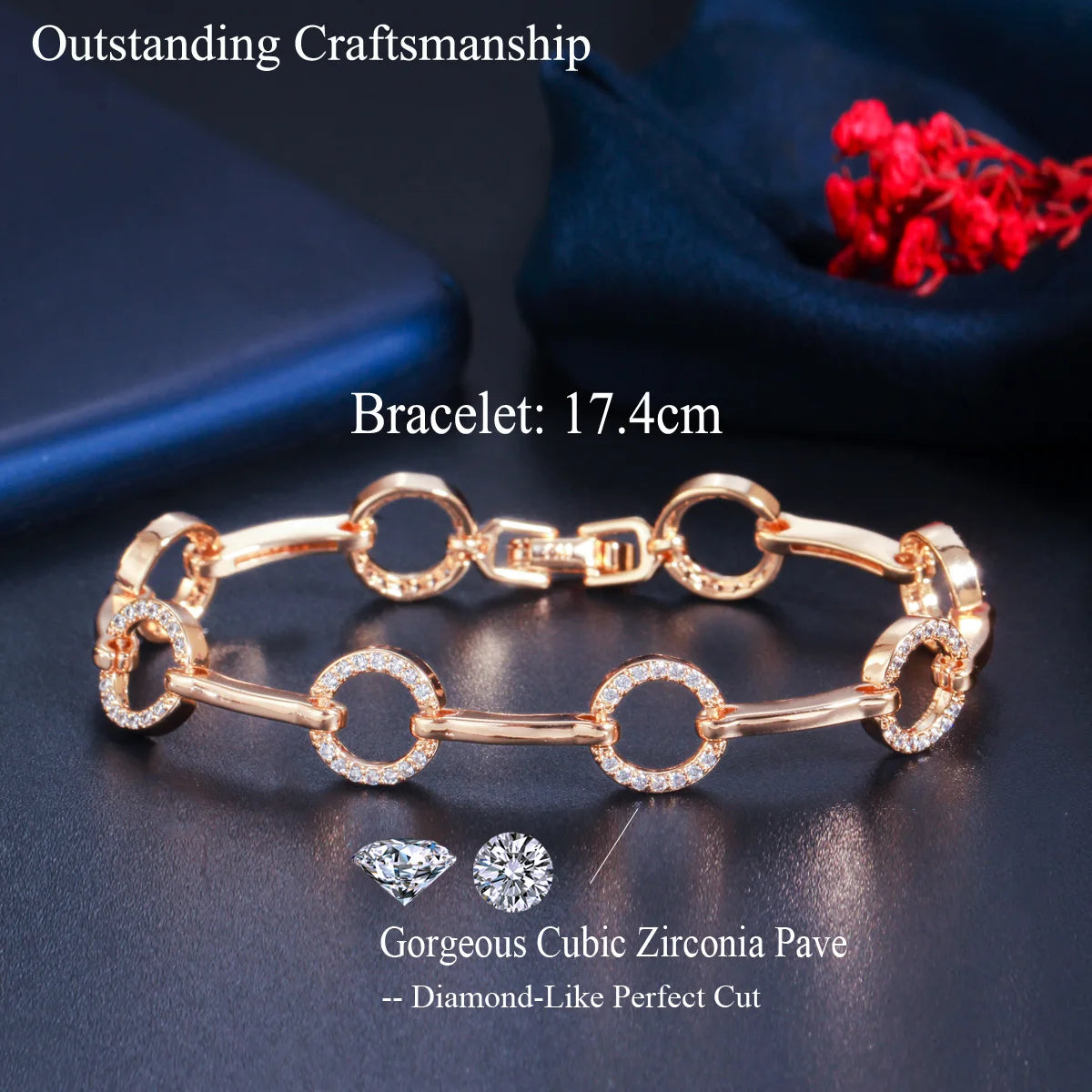Micro Paveclip Bracelet