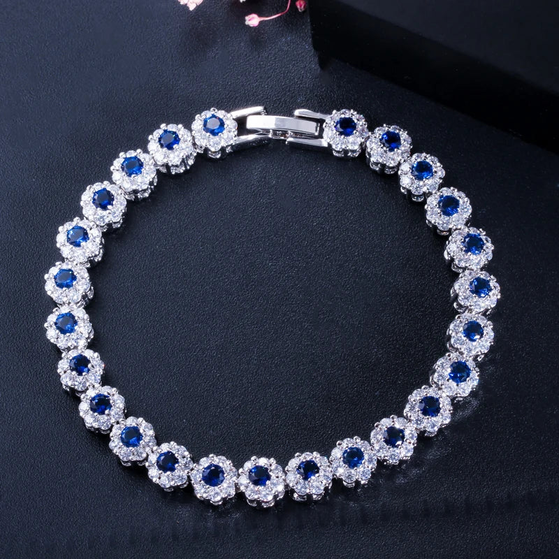 Flower Crystal Bracelet