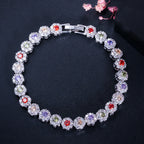Flower Crystal Bracelet