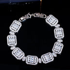 Chrome Brick Bracelet