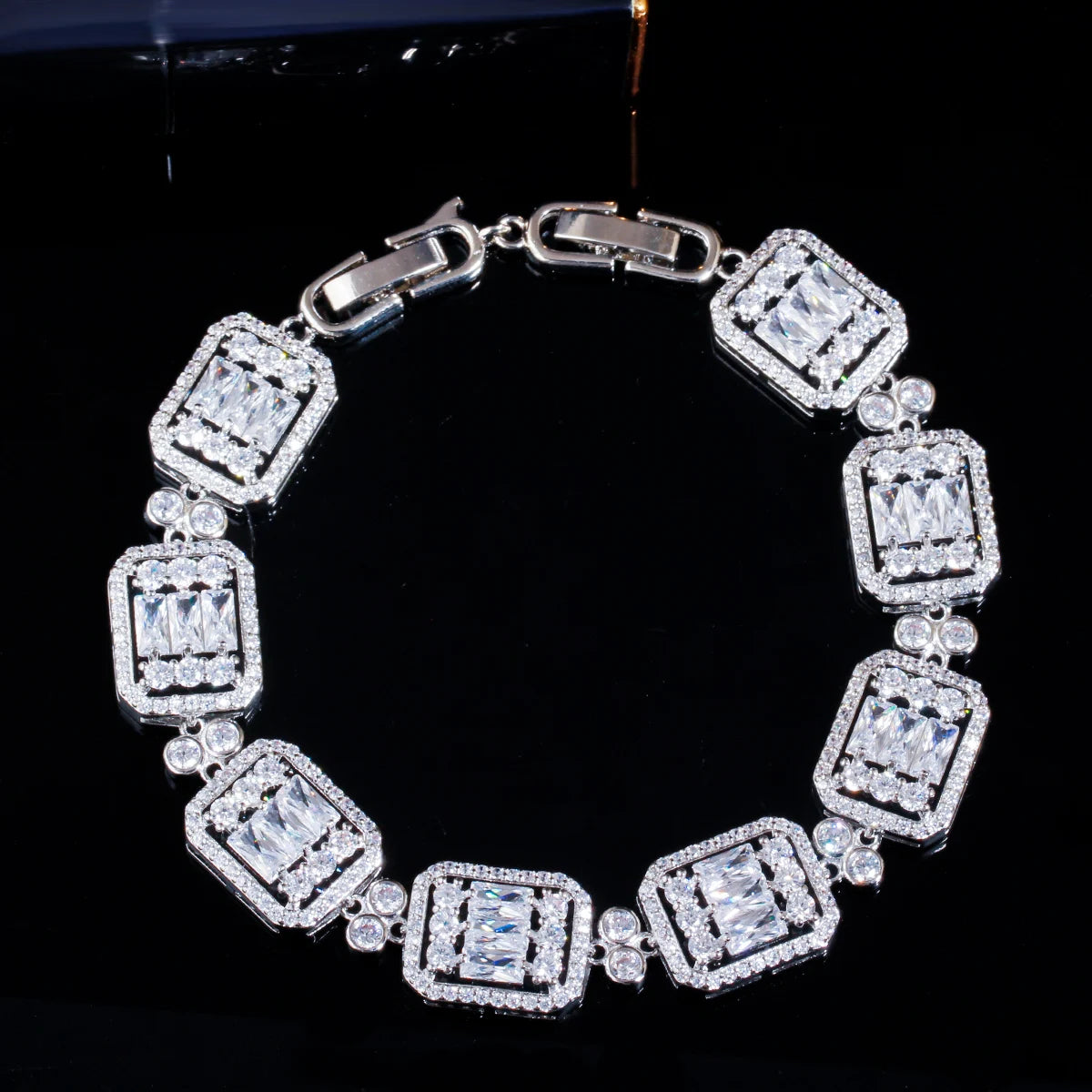 Chrome Brick Bracelet