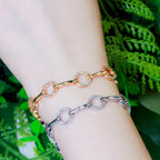 Micro Paveclip Bracelet