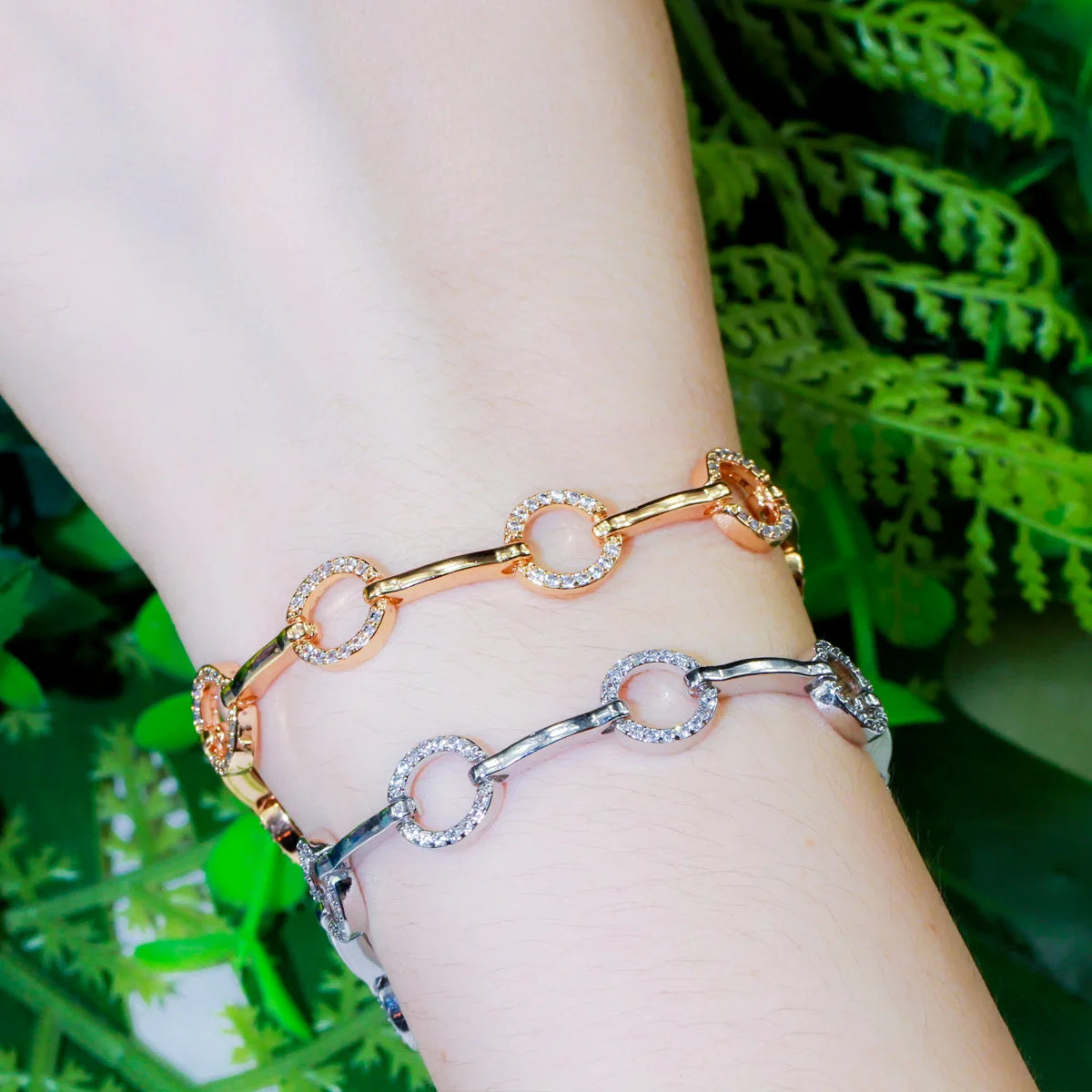 Micro Paveclip Bracelet
