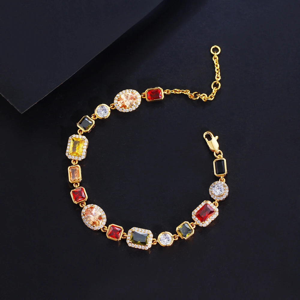 Crimson Circuit Bracelet