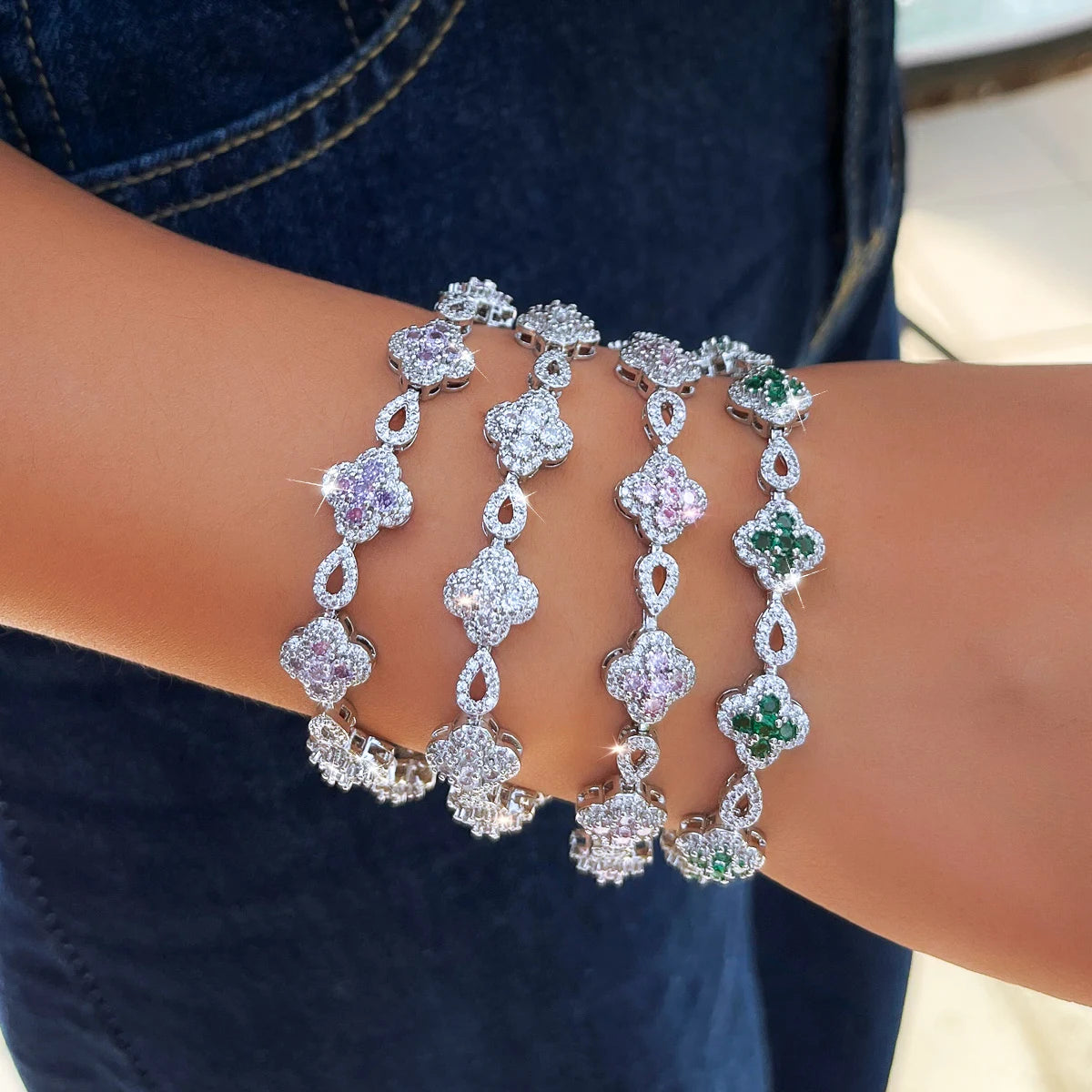 Rosette Clover Bracelet