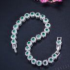 Flower Crystal Bracelet
