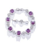 Square Cubic Zirconia Bracelet