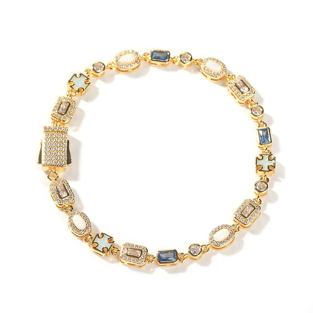 King Split Gem Bracelet