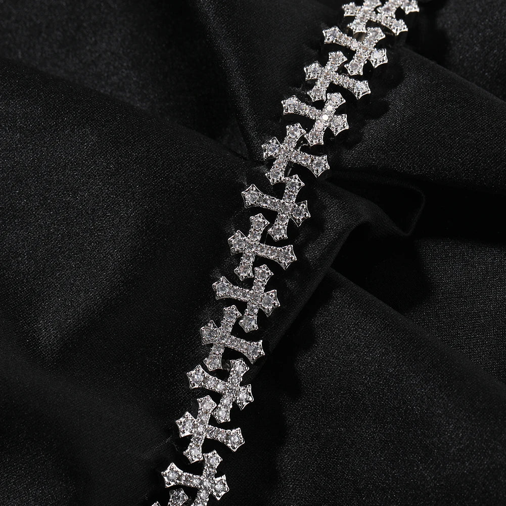 Iced Cross Bracelets