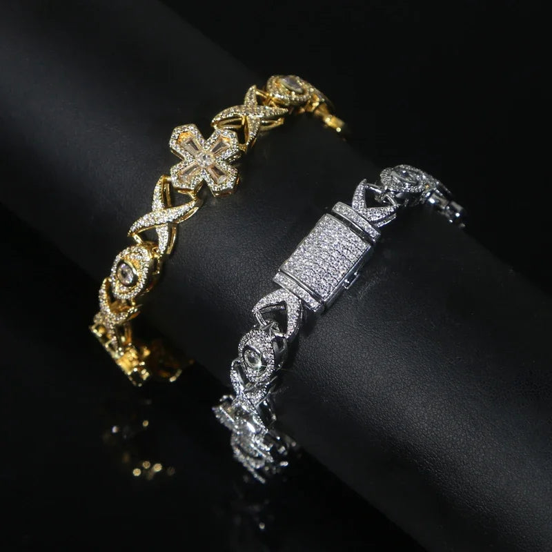 Infinite Eye Cross Bracelet