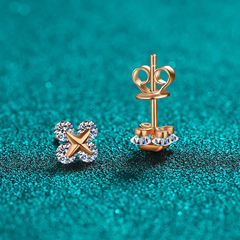 Movale Star Moissanite Earrings