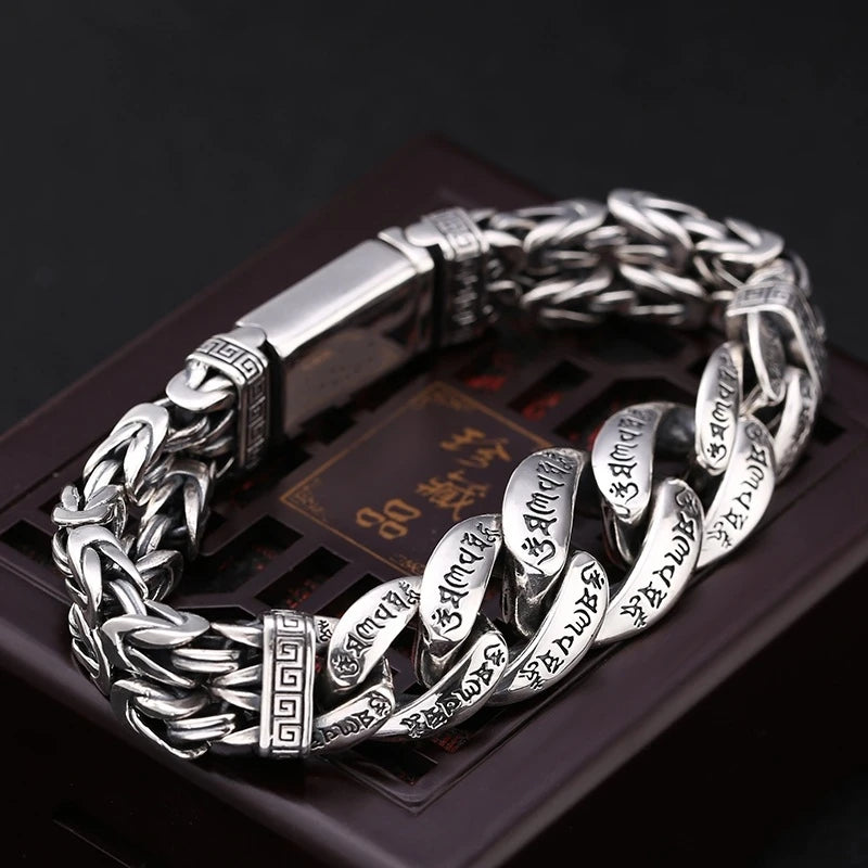 S925 Mantra Six Bracelet