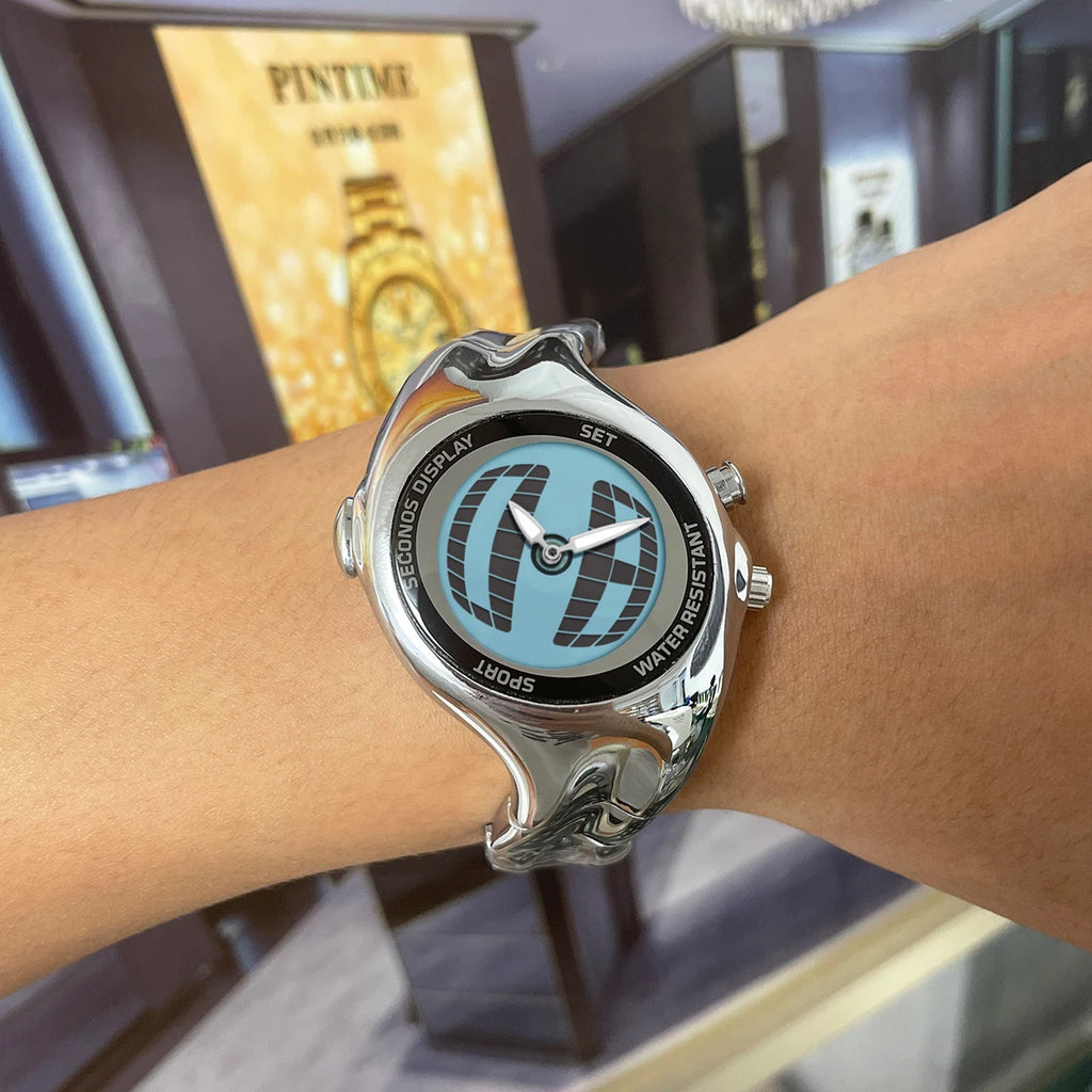 Twisted Prism Dial Watch