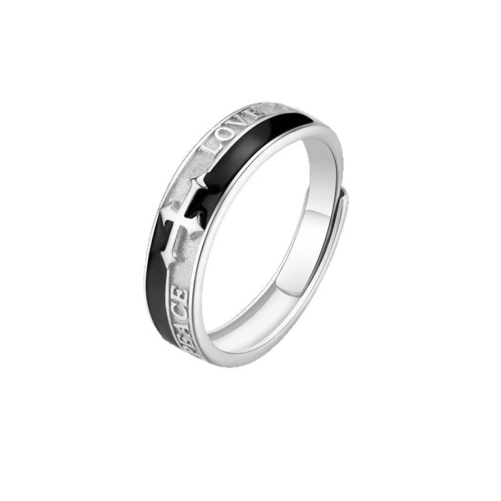 Silver Knight Adjustable Ring
