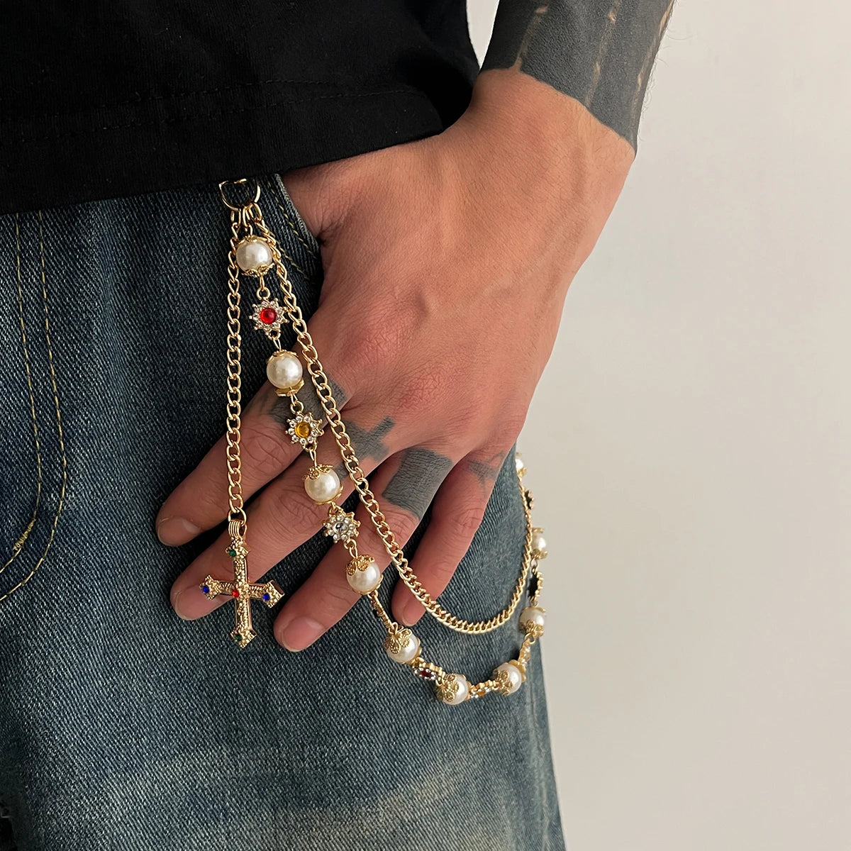 Salircon V3 Cross Pearl Beltchain