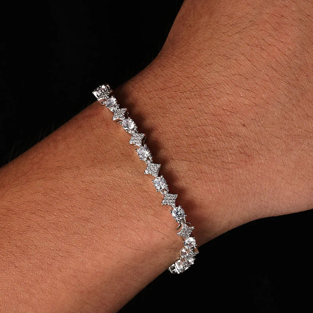 Sun Star Tennis Bracelet