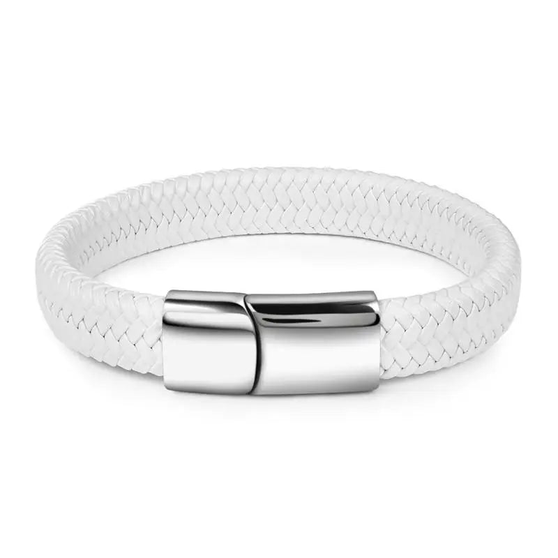 Ghost Weave Leather Band