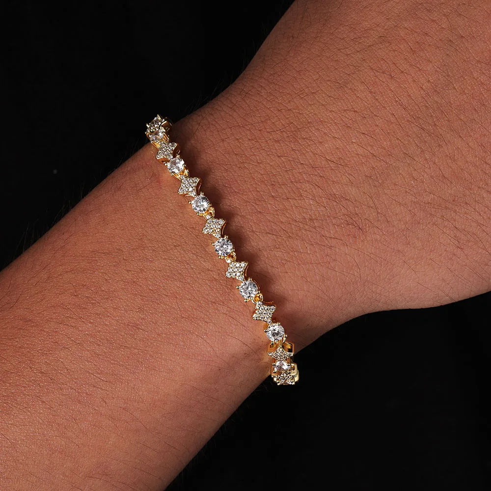 Sun Star Tennis Bracelet