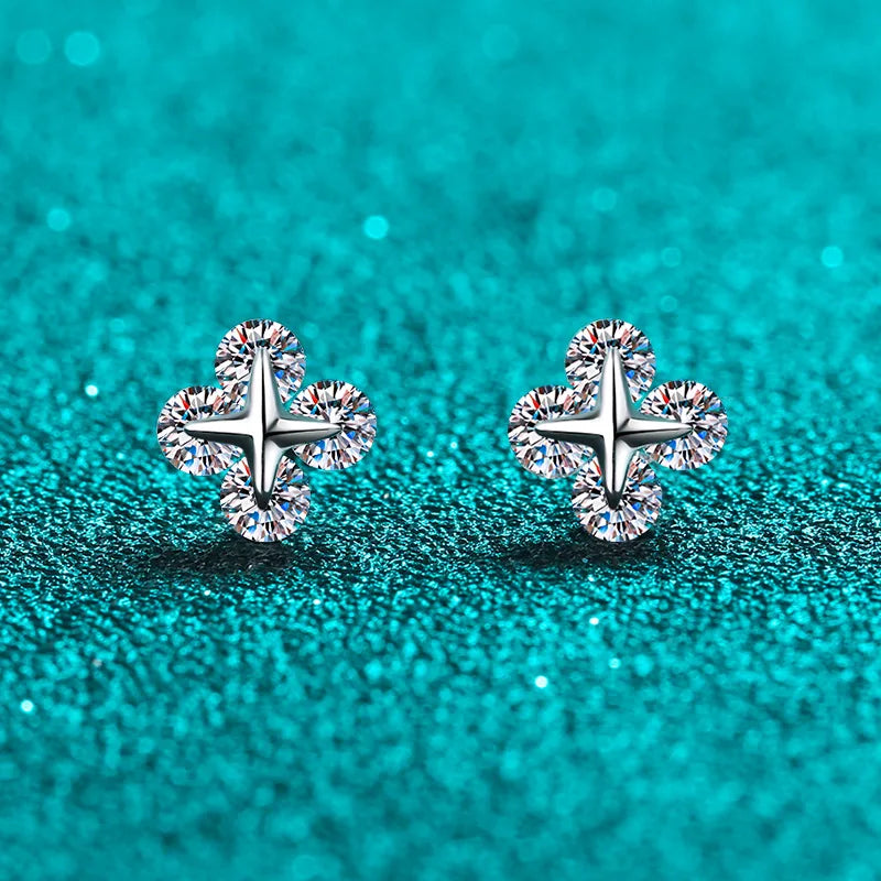 Movale Star Moissanite Earrings