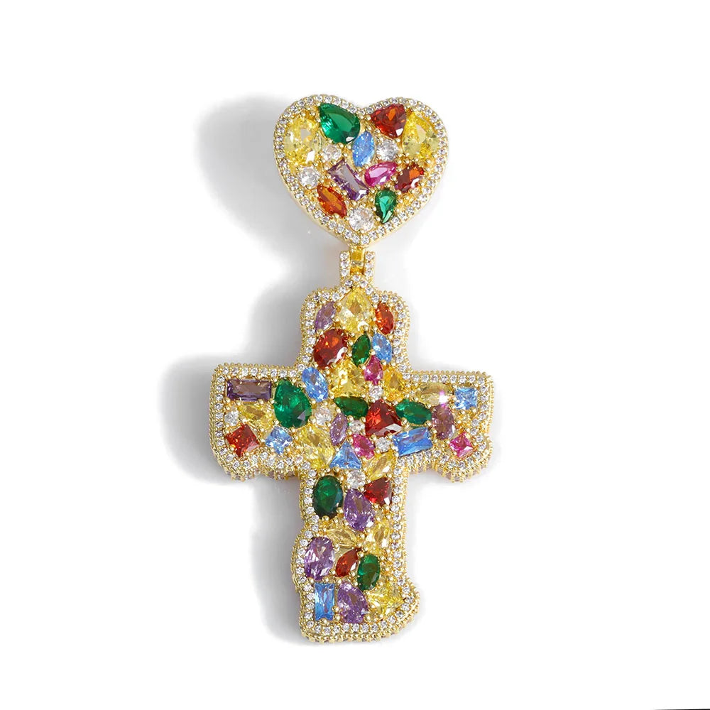 Trap Saint Cross Necklace