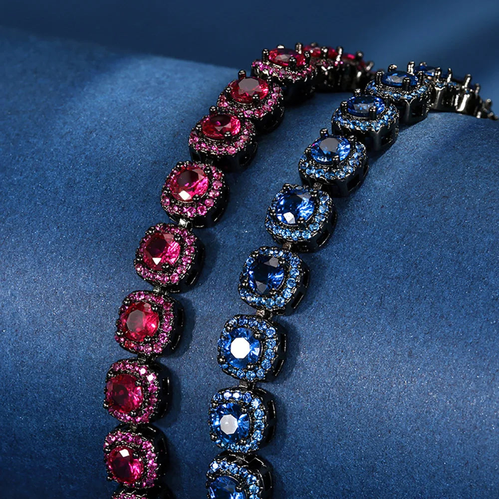 Retro Ruby Star Bracelets