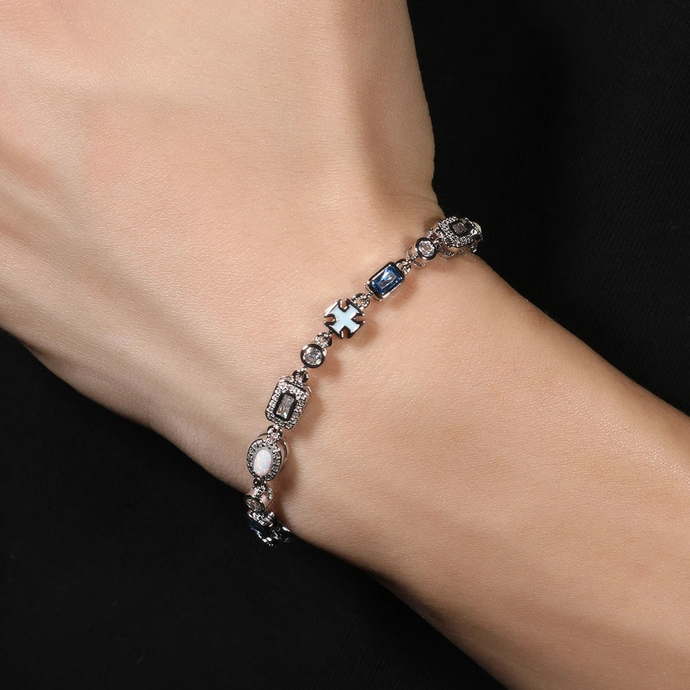 King Split Gem Bracelet