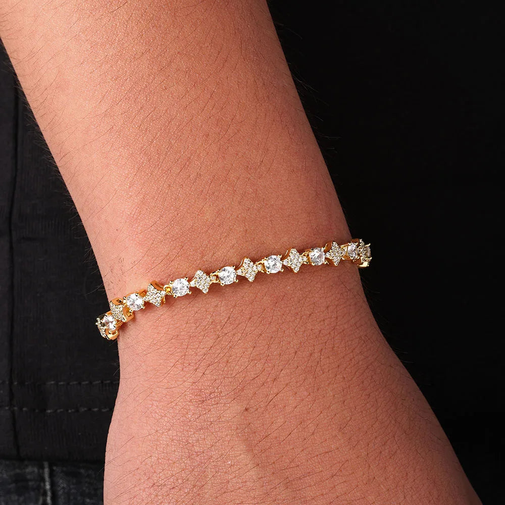 Sun Star Tennis Bracelet