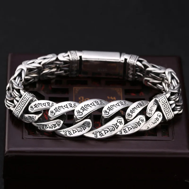 S925 Mantra Six Bracelet