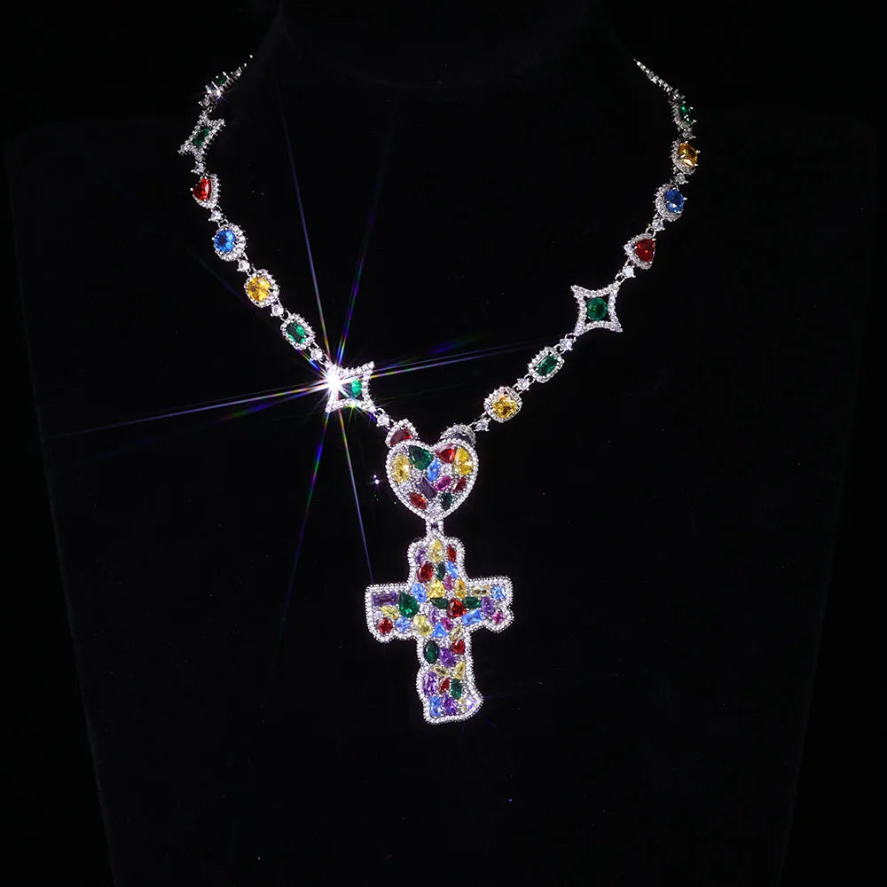 Trap Saint Cross Necklace