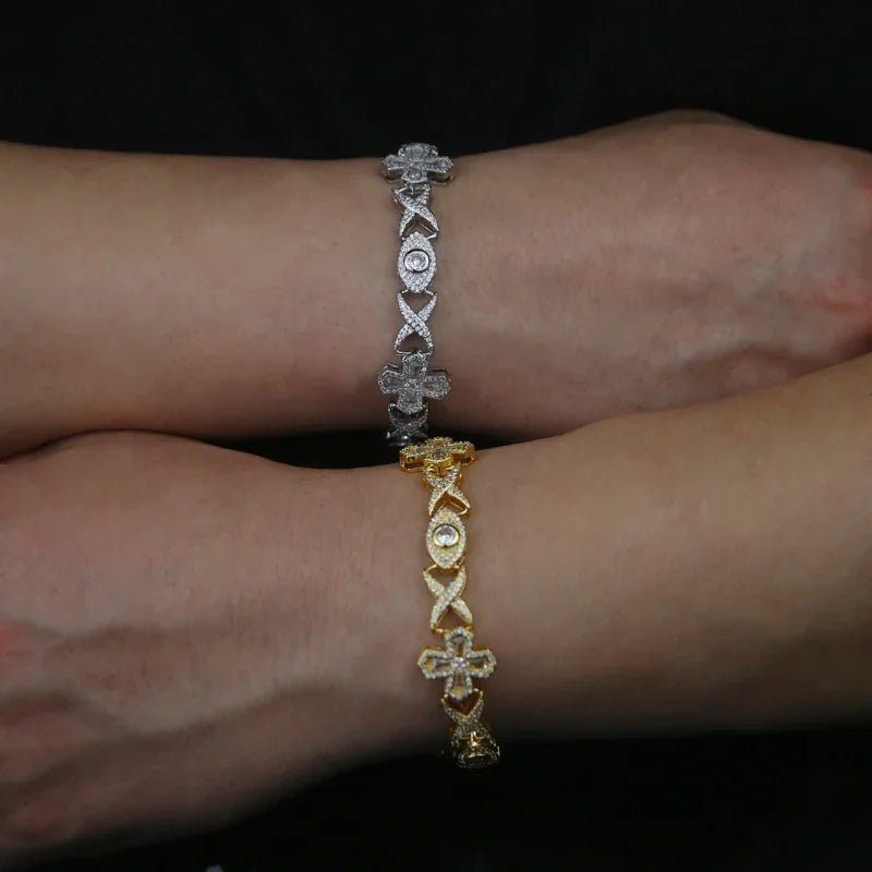 Infinite Eye Cross Bracelet