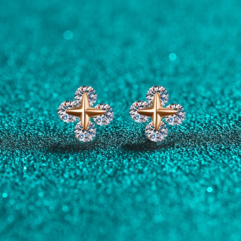 Movale Star Moissanite Earrings