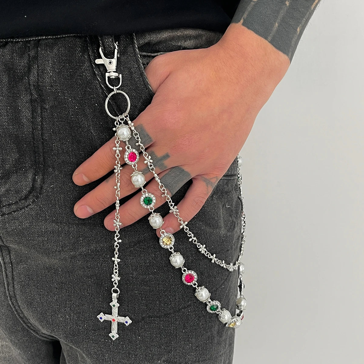 Salircon V2 Cross Pearl Beltchain